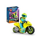 LEGO City Motocicleta Cibernetica de Cascadorii 60358, LEGO