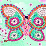 Joc creativ Djeco, Mozaic cu fluturi, Multicolor