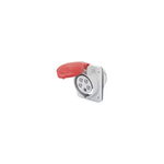 Priza industriala incastrata 10° HP - IP44/IP54 - 3P+N+E 16A 380-415V 50/60HZ - RED - 6H - Strangere cu surub, Gewiss