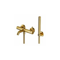 Baterie pentru cada cu set de dus Omnires Y auriu periat Baterie pentru cada cu set de dus Omnires Y auriu periat