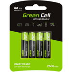 Baterie Reincarcabila GR01AA Nickel-Metal Hydride (NiMH) 4X AA R6 2600MAH, Green Cell