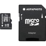 MicroSDHC UHS-I 32GB High Speed Class 10 U1 + Adapter, AgfaPhoto