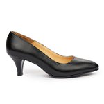 Pantofi dama din piele naturala neagra 9410, Superlative.ro