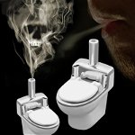 Pipa fumat, Creativa, mi?to, Forma closet toaleta, bol, durabila, Portabila, pipa fumat, Neer