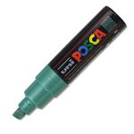 Marker UNI PC-8K 8. 0 mm varf tesit verde metalizat Posca, Posca
