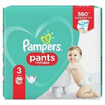 Scutece chilotel Pampers Pants Carry Pack 3 Midi, 6-11 kg, 26 buc