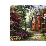 Puzzle 2000 piese KS Games - Victorian Cottage in Bloom, Dominic Davison