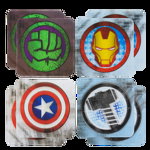 Set suport pahare Marvel: Marvel Comics 3D 8 Pack