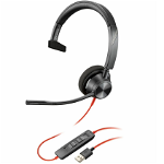 Poly Blackwire 3315 Microsoft Teams Certified USB-A Headset, HP
