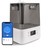 Umidificator de aer Levoit Classic 300S, Rezervor 6L, Super Silentios, Aplicatie Smart, Senzor Umiditate, Functie AUTO, Aromaterapie, Autonomie 60 ore Alb/Negru