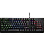 Tastatura gaming mecanica Inter-Tech Nitrox NK-2000ME neagra iluminare RGB