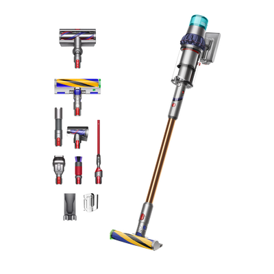Aspirator vertical Dyson cu spalare V15s Detect Submarine 448798-01 660 W 0.76 l 240 AW autonomie 60 min galben nichel