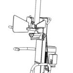 Despicator de busteni vertical trifazat Breckner Germany DB 8-50 VM, 8 t presiune max, Breckner