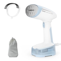 Tefal Aparat de calcat vertical cu abur Tefal Access Steam Pocket DT3041E1, 1300 W, abur variabil 0-20 g/min, oprire automata, incalzire in 15 secunde, greutate redusa, pliabil, Albastru-Alb, Tefal Tefal Aparat de calcat vertical cu abur Tefal Access Steam Pocket DT3041E1, 1300 W, abur variabil 0-20 g/min, oprire automata, incalzire in 15 secunde, greutate redusa, pliabil, Albastru-Alb, Tefal