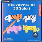 Set de constructie - Make Stick Play - 3D Safari, Kikkerland