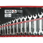 Set chei fixe YATO, 6x7mm-30x32mm, Cr-V, 12 bucati, YATO
