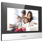 Monitor videointerfon WIFI modular color Hikvision DS-KH6320-WTE1, ecran LCD 7 " color cu touch screen, Hikvision