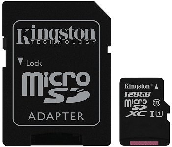 Kingston MicroSDXC 128GB Clasa 10 UHS-I SDC10G2/128GBSP