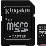 Kingston MicroSDXC 128GB Clasa 10 UHS-I SDC10G2/128GBSP