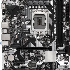 Placa de baza ASRocK B760M-H/M.2, Intel B760, Socket 1700, mATX