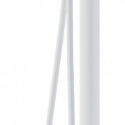 Baterie pentru cada freestanding, alb mat, cu set de dus si furtun Deante Silia, Deante