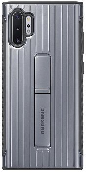 Husa de Protectie Samsung Galaxy Note 10 Plus Protective Standing Argintiu