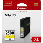 Cartus cerneala Canon PGI2500XLC, cyan, Dual Resistant High Density, capacitate 19.3ml / 1755 pagini, pentru Canon Maxify IB4050, MB5050, MB5350, Canon