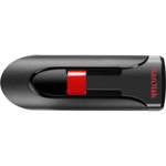 Stick Memorie SanDisk Cruzer GLIDE, 64GB, USB 2.0, Black/Red
