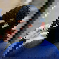 Set de iarna pentru barbati, din doua piese tricotate ?i calduroase, caciula ?i fular, Neer