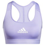 Imbracaminte Femei adidas PowerReact Medium Sports Bra Light Purple