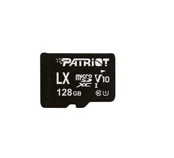 Card de memorie Patriot LX 128GB, microSDXC, UHS-1, Clasa 10