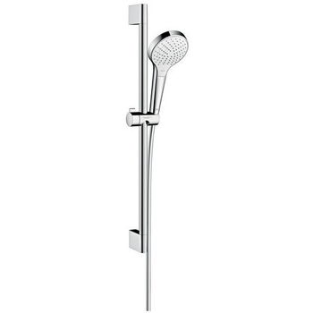 Set duș hansgrohe Croma Select S Vario Unica crom, pară de duș 3 funcții