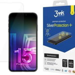3MK 3MK Silver Protect+ iPhone 15 Plus 6.7` Antymikrobowa folia montowana na mokro, 3MK