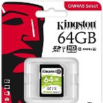 Card memorie SDXC 64GB CL10 UHS-I SDS/64GB, KINGSTON