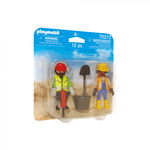Set 2 Figurine Muncitori In Constructii Playmobil, Playmobil