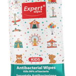 Servetele umede Antibacteriene Kids, 15 bucati, Expert Wipes, Expert Wipes