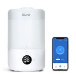 Umidificator de Aer Levoit Dual 200S PRO, SMART, WI-FI Ultrasonic, Rezervor 3l, Silentios, Aromaterapie, Functie AUTO, Autonomie 25 Ore (Alb/Negru), LEVOIT