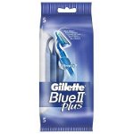 Set 5 aparate de ras Gillette Blue ll Plus Ultragrip, 2 lame