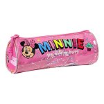 Penar Școlar Cilindric Minnie Mouse Lucky 20 x 7 x 7 cm Roz, Minnie Mouse