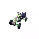 Kart cu pedale Gokart, 3-7 ani, roti gonflabile, G1 R-Sport - Verde, R-Sport