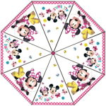 Umbrela transparenta Minnie, diametru 76 cm, SunCity