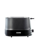 Prajitor de paine Zass ZST 10 BL Black Line, 850W, functie reincalzire / decongelare / anulare, oprire automata, tavita pentru frimituri, Zass Romania