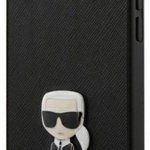 Protectie spate Karl Lagerfeld KLHCP12LIKMSBK pentru iPhone 12 Pro Max (Negru)