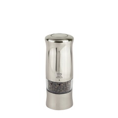 Rasnita electrica pentru piper, 14 cm, "Zeli", Brushed Chrome - Peugeot Rasnita electrica pentru piper, 14 cm, "Zeli", Brushed Chrome - Peugeot