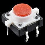 Buton tactil cu LED - Rosu, Sparkfun