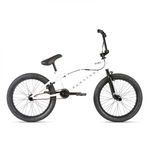 Bicicleta BMX Haro Downtown DLX, roti de 20, Alb