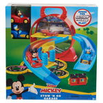 Garaj cu pista si masinuta Disney Mickey Mouse Stow N Tow, Just Play