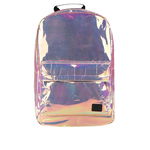 Rucsac roz Spiral Holographic 18 l cu aspect lucios pentru femei