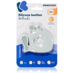 Kikkaboo Silicone Teether Whale jucărie pentru dentiție Blue 1 buc, Kikkaboo