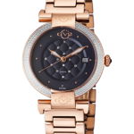 Ceasuri Femei Gevril Womens GV2 Berletta Diamond Quartz Watch 37mm - 00044 ctw Rose Gold